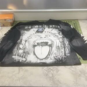 Hellstar Liberty Records Longsleeve Vintage Black